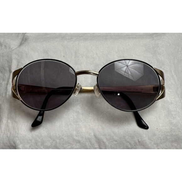 Yves Saint Laurent 6038 Y104 135 Sunglasses Gold Metal Frame Italy, FRAMES ONLY‎ - Picture 1 of 13